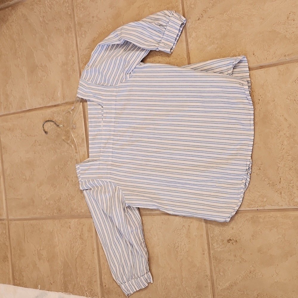 Cotton linen blouse
